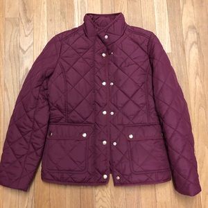 JCREW quilted puffer jacket S